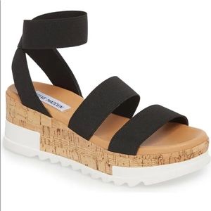 Steve Madden Bandi Platform Wedge Sandal Size 9